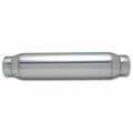Vibrant 17970 5 In. Stainless Steel Exhaust Resonator - Silver V32-17970